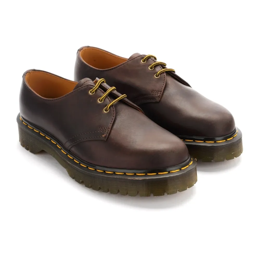 Heren Dr. Martens Nette Schoenen^1461 Crazy Horse Veterschoenen