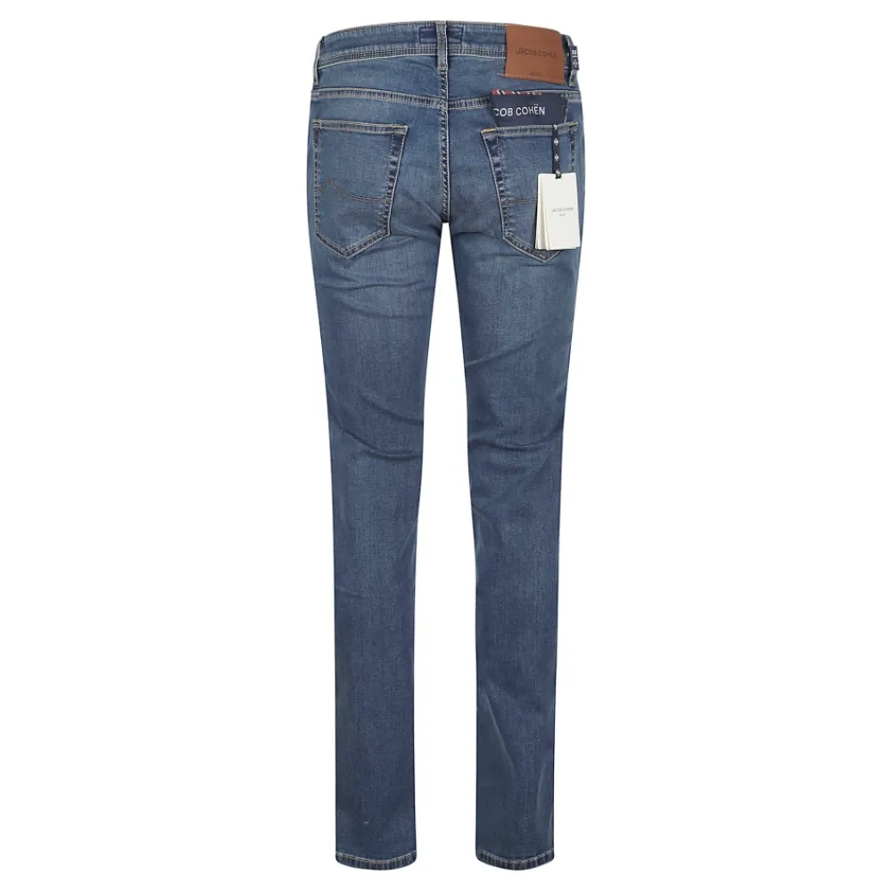 Heren Jacob Cohën Jeans^5 Pockets Super Slim Fit Nick Slim Jeans