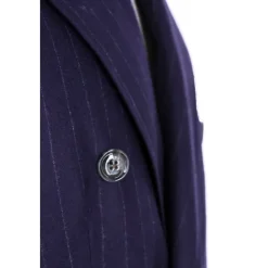 Heren Barba Abito gessato doppiopetto in lana comfort