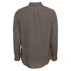 Heren Portuguese Flannel Abstract Pied Poule Shirt