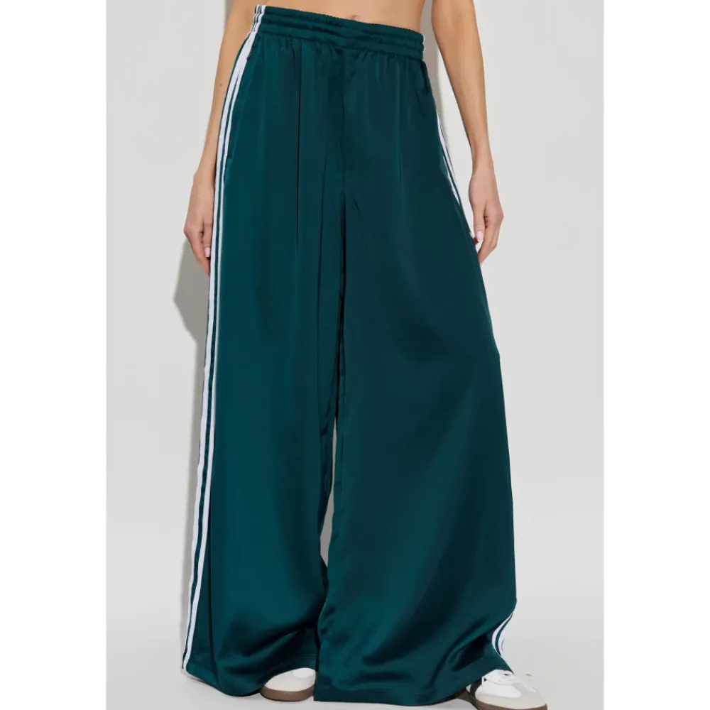 DAMES Adidas Originals Adicolor Satin Wide Leg Trainingsbroek