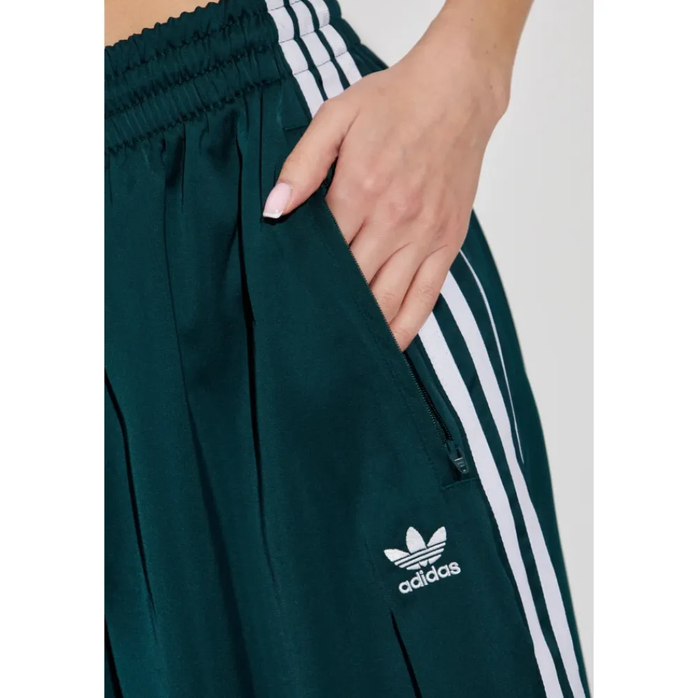 DAMES Adidas Originals Adicolor Satin Wide Leg Trainingsbroek