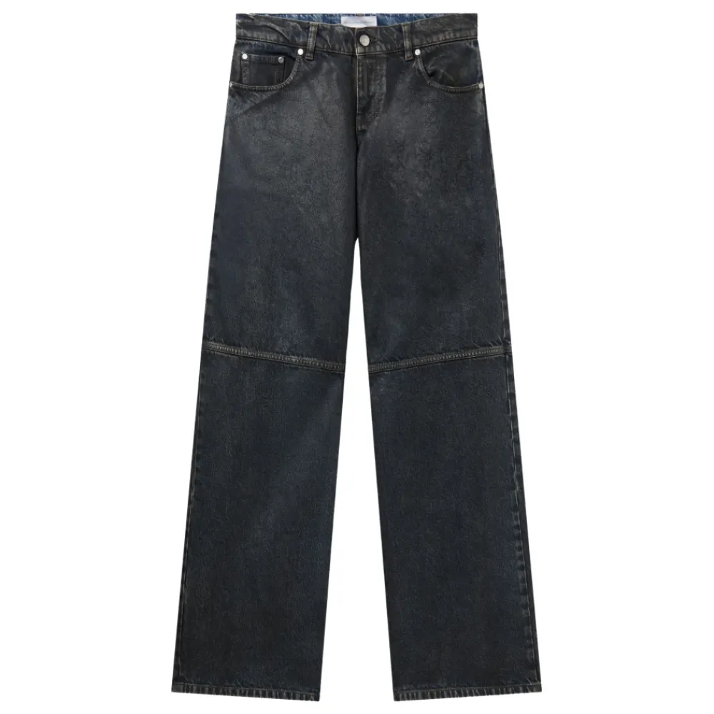 DAMES Stella McCartney Jeans^Aged Paneled Straight-Leg Denim Jeans