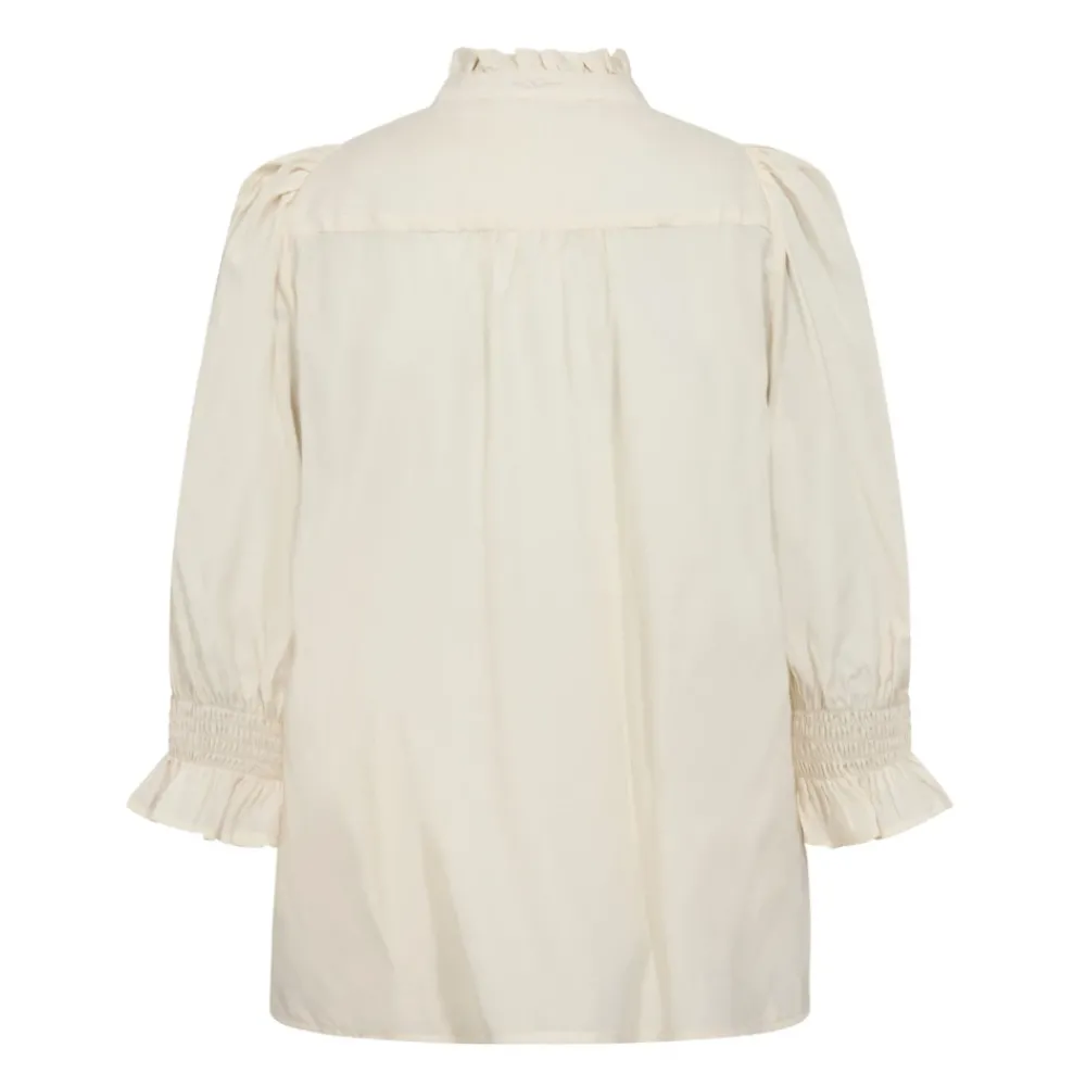 DAMES Co'Couture AilaCC Frill SS V-Blouse