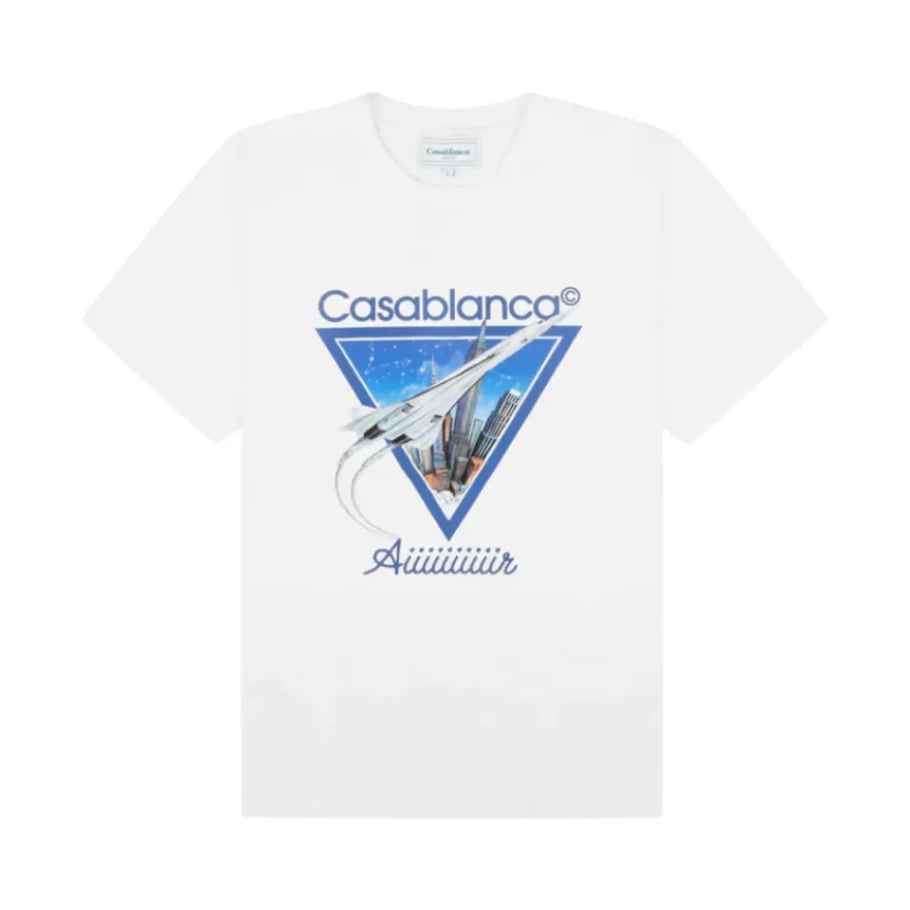 Heren Casablanca Shirts^Air Logo T-Shirt