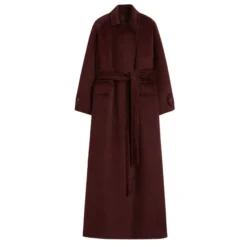 DAMES Max Mara Trenchcoats & Mantels^Albata Lange Jas van Alpaca en Wol