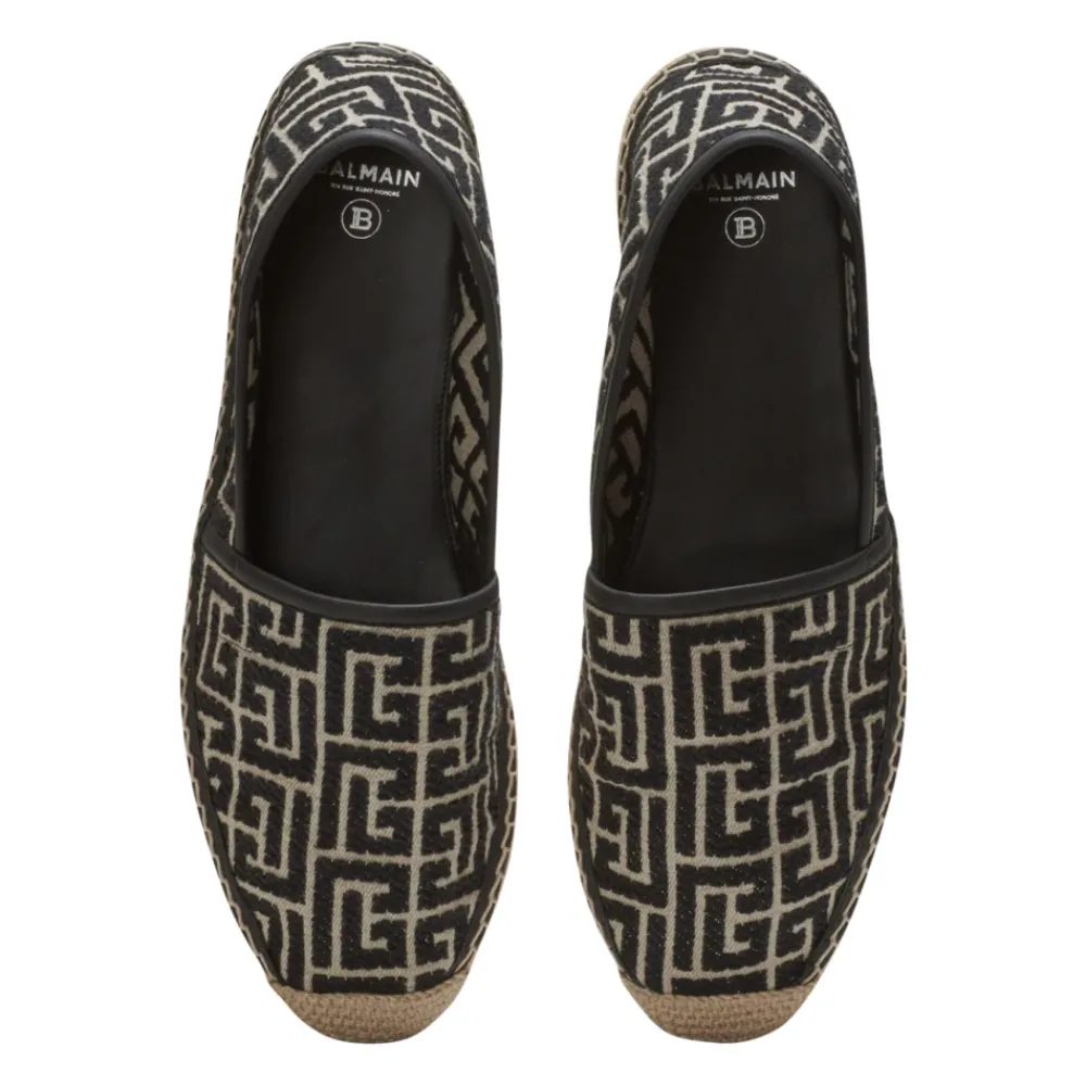 Heren Balmain Espadrilles^Alex espadrilles met jacquard monogram