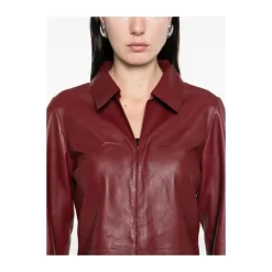 DAMES By Malene Birger Jassen^Alleys Leather Shirt
