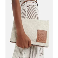 DAMES Loewe Anagram Jacquard Pouch Tas