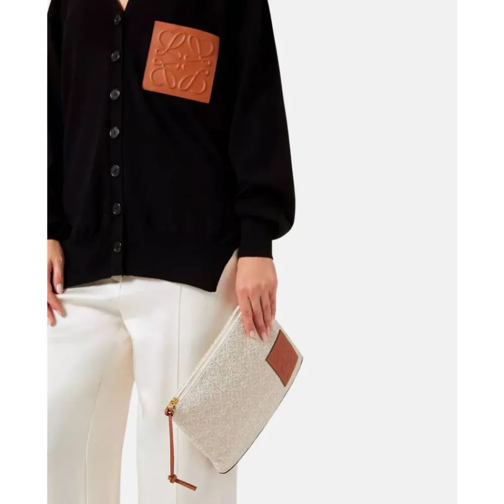 DAMES Loewe Anagram Jacquard Pouch Tas