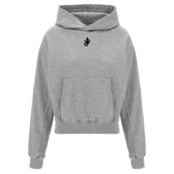 DAMES JW Anderson Hoodies & Sweatvesten^Anchor Geborduurde Cropped Hoodie