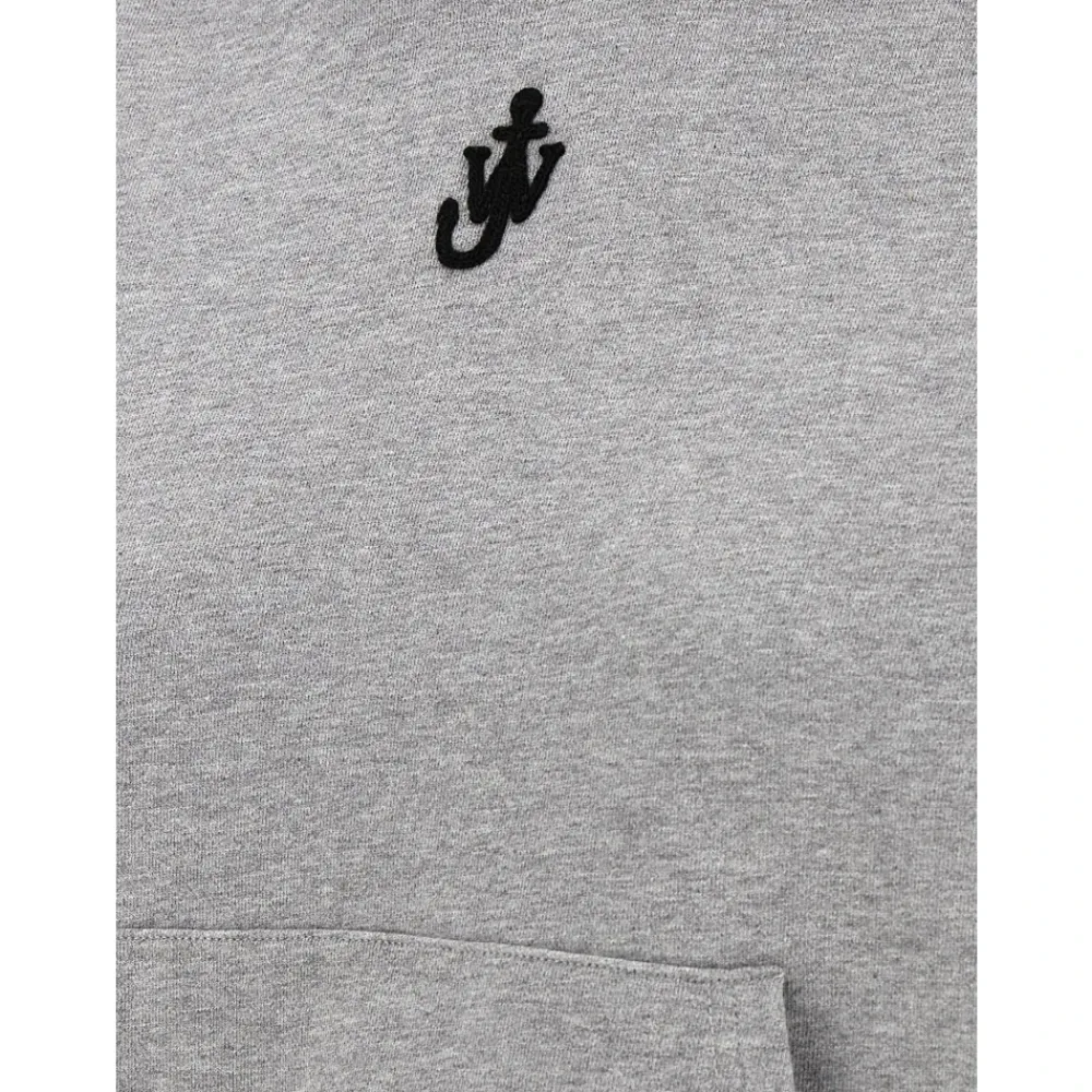 DAMES JW Anderson Hoodies & Sweatvesten^Anchor Geborduurde Cropped Hoodie