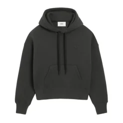 DAMES Ami Paris Antraciet Hoodie met voorzak