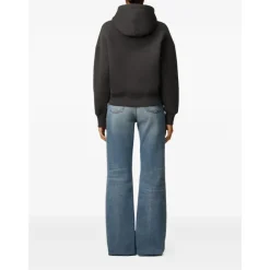 DAMES Ami Paris Antraciet Hoodie met voorzak