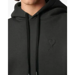 DAMES Ami Paris Antraciet Hoodie met voorzak