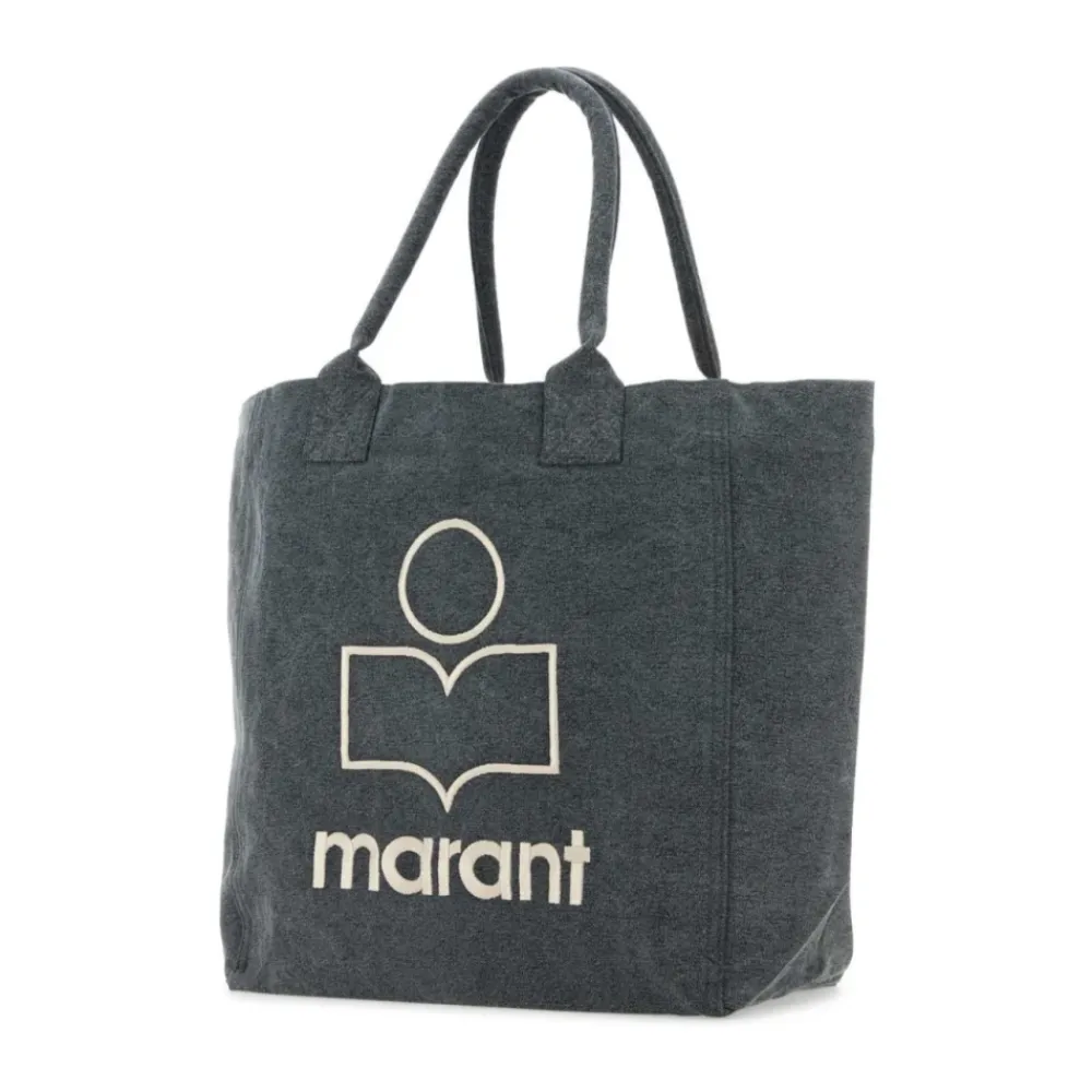 DAMES Isabel Marant Antracietgrijze Yenky Tote Tas