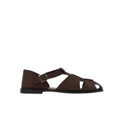 Heren Scarosso Sandalen^Apollo Platte Sandaal