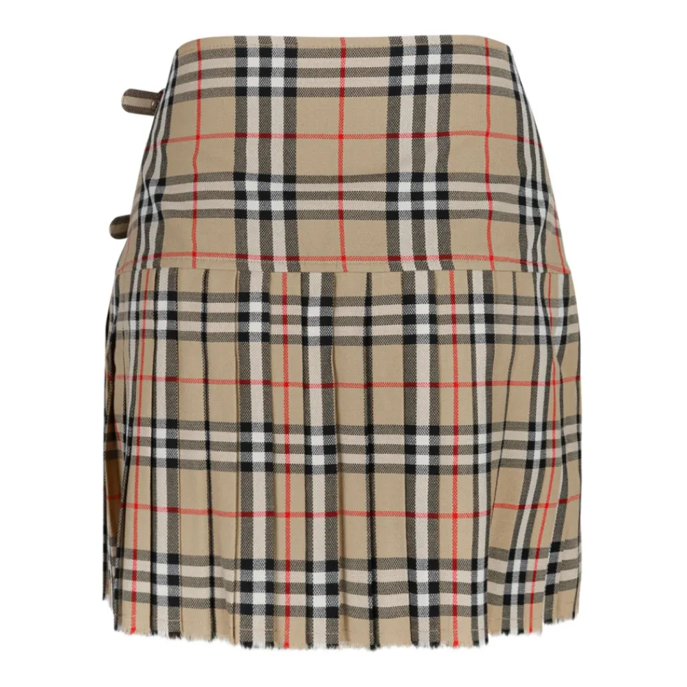 DAMES Burberry Rokken^Archive Mini Kilt