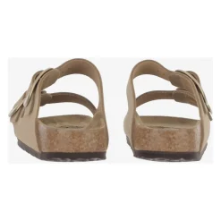 DAMES Birkenstock Arizona Big Buckle Nubuck Leren Sandalen