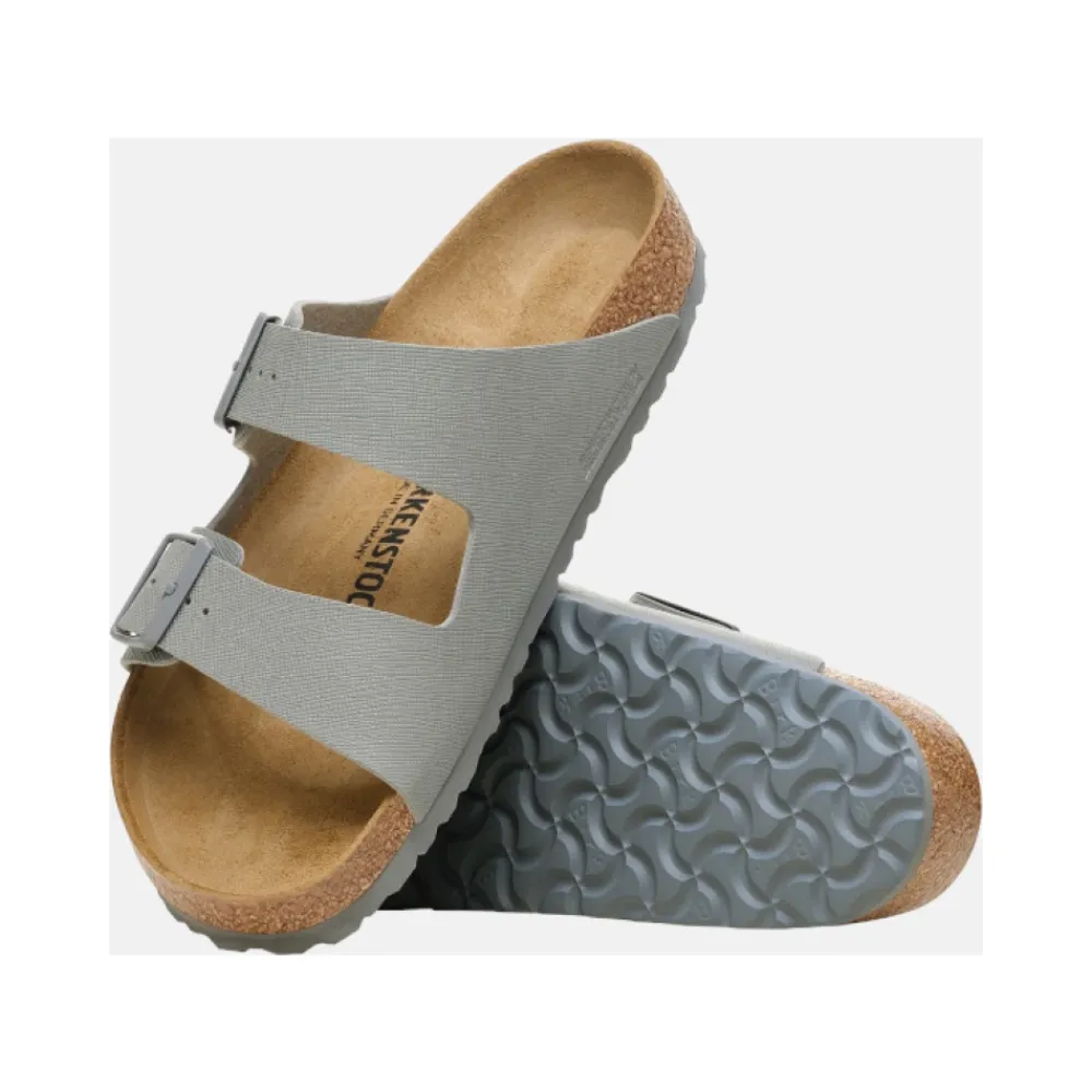 Heren Birkenstock Arizona Saffiano leren sandalen