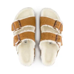 DAMES Birkenstock Arizona Shearling sandalen Narrow