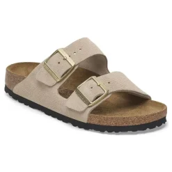 DAMES Birkenstock Arizona Suède Leren Sandalen