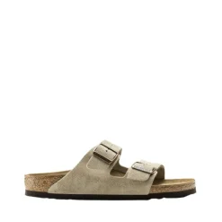 Heren Birkenstock Slippers^Arizona Suède Sandalen Normaal