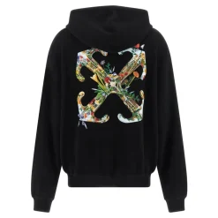 DAMES Off White Hoodies & Sweatvesten^Arrow Glass Flower Logo Hoodie