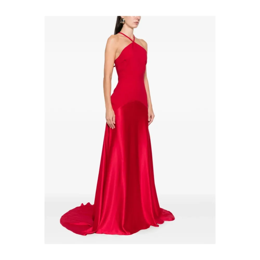 DAMES Solace London Asymmetric Halter Dress