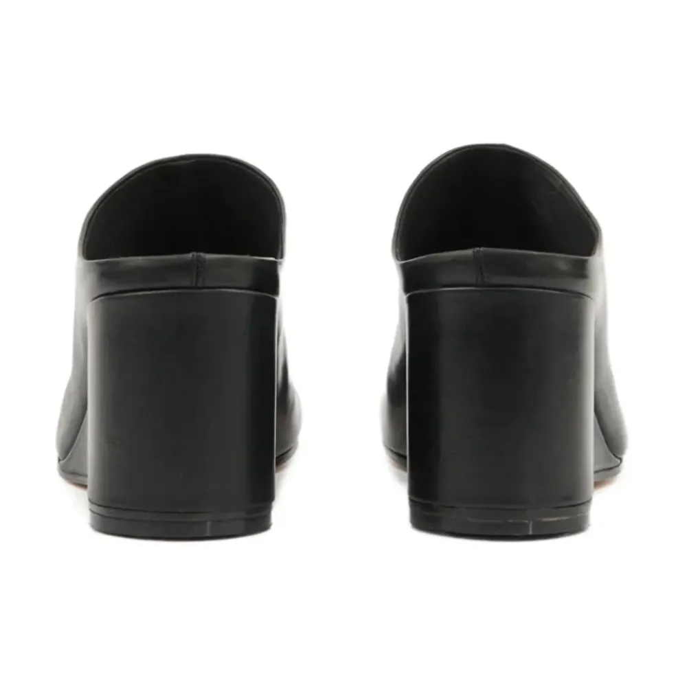 DAMES MM6 Maison Margiela Asymmetric Toe Leather Mules