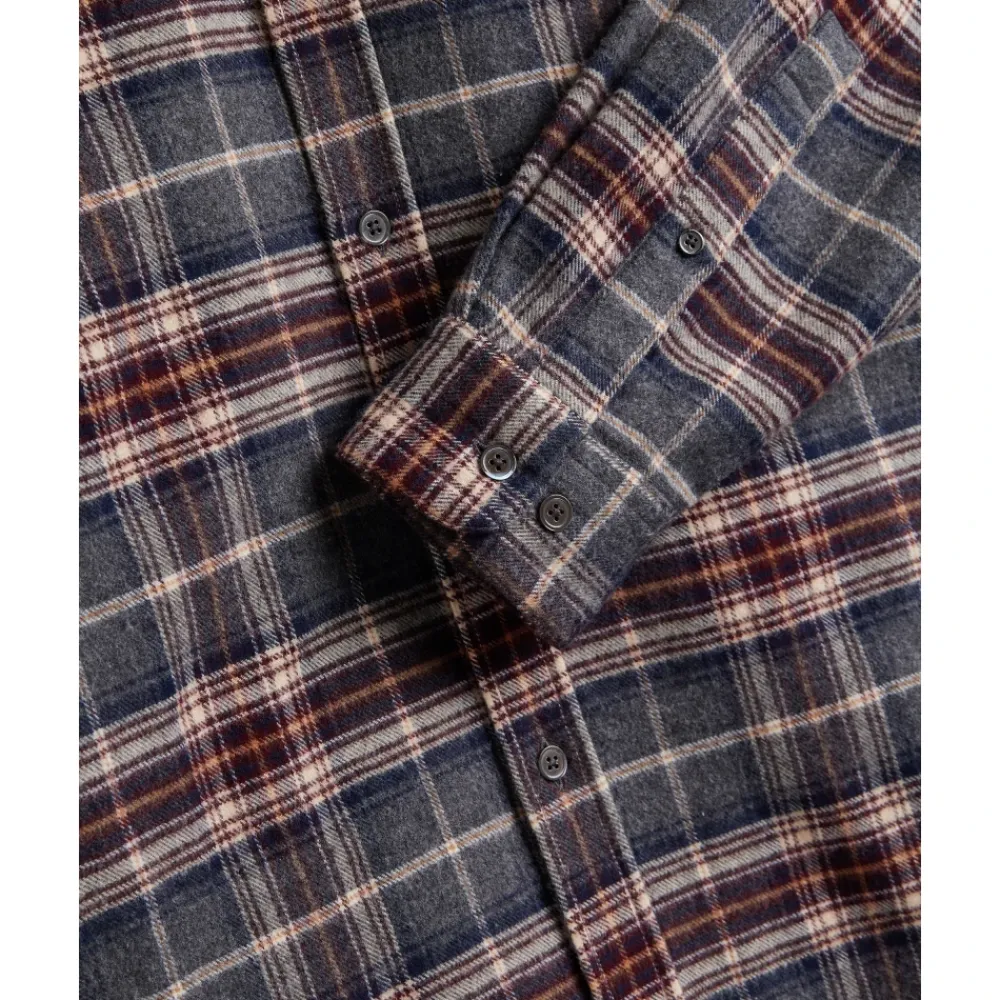Heren Portuguese Flannel Augusta Geruite Overhemd