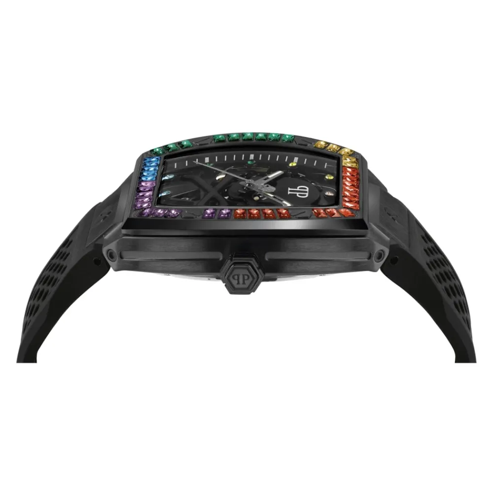 Heren Philipp Plein Horloges^Automatisch herenhorloge The $keleton Rainbow PWBAA0621
