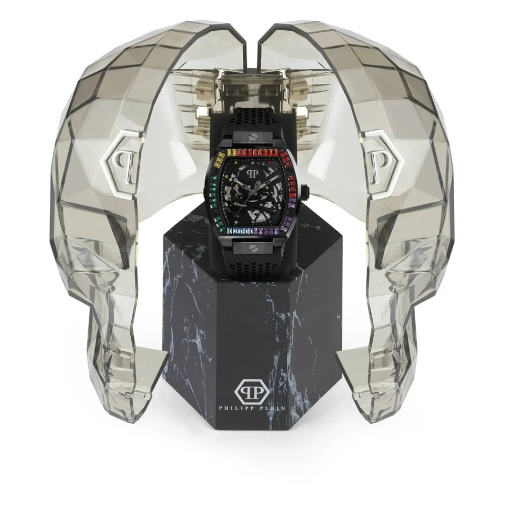 Heren Philipp Plein Horloges^Automatisch herenhorloge The $keleton Rainbow PWBAA0621