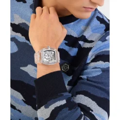 Heren Philipp Plein Automatisch herenhorloge The $keleton Crystal