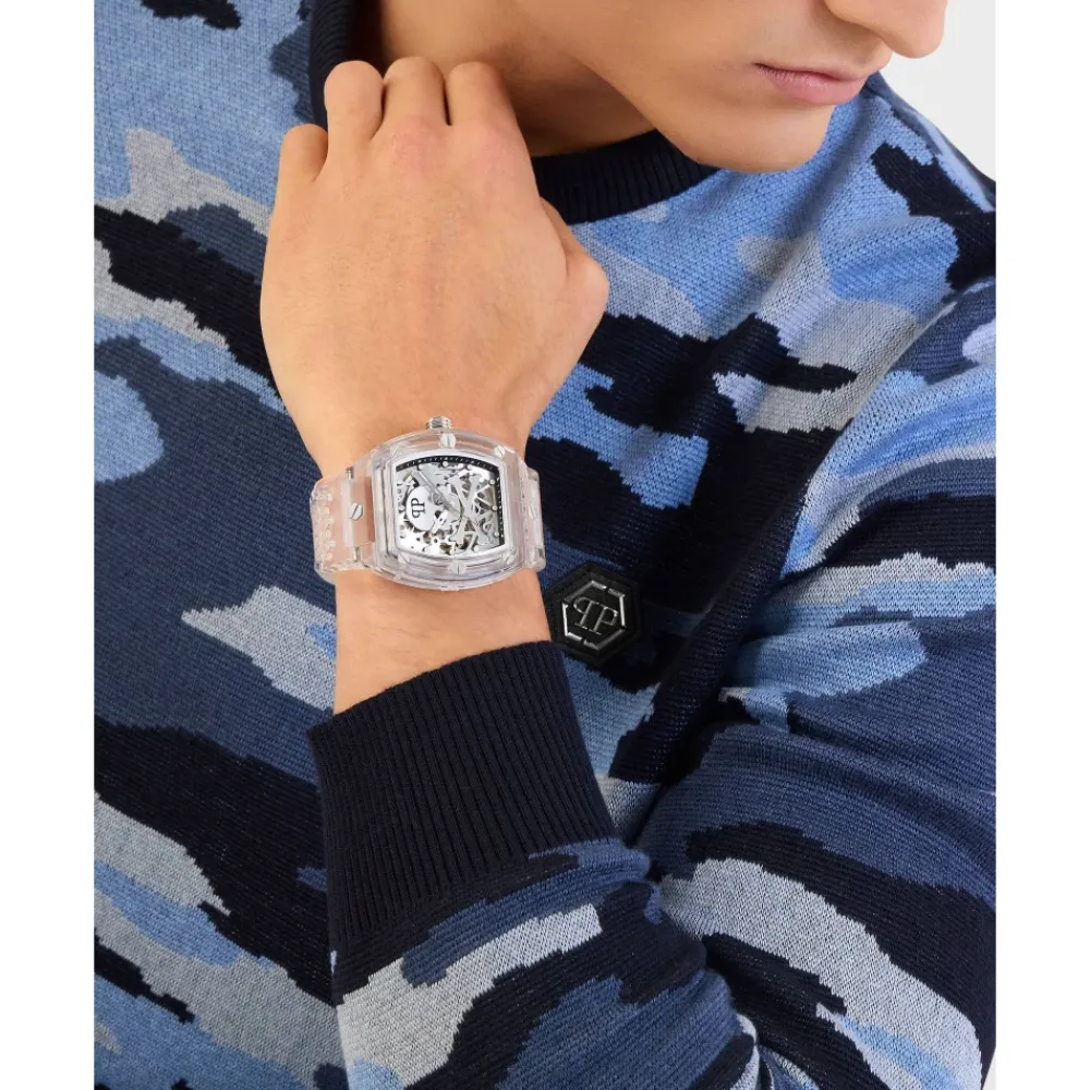 Heren Philipp Plein Automatisch herenhorloge The $keleton Crystal