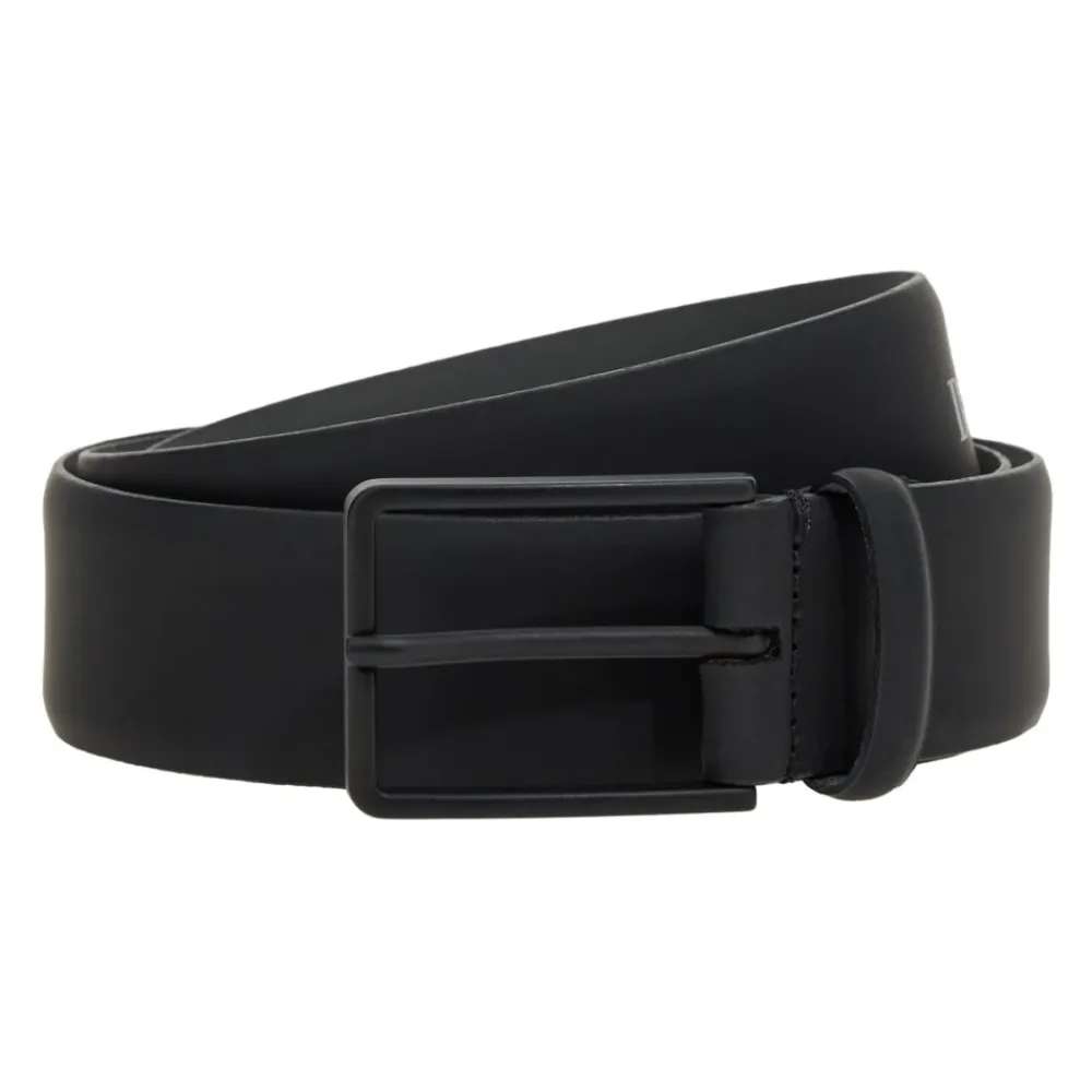 Heren Boggi Milano B Tech Rubberised Leather Belt