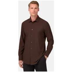 Heren Boggi Milano B TECH Slim Fit Stretch Nylon Overhemd