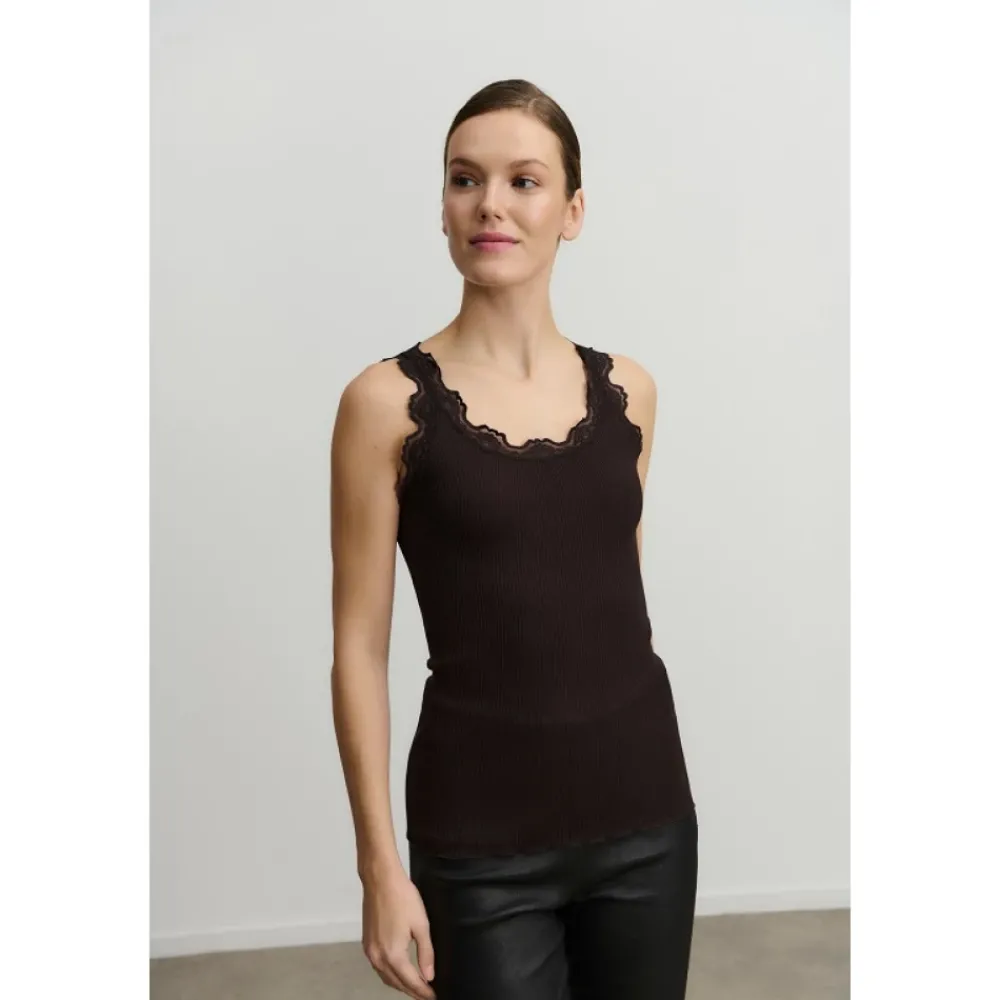 DAMES Rosemunde Babette Zijden Top