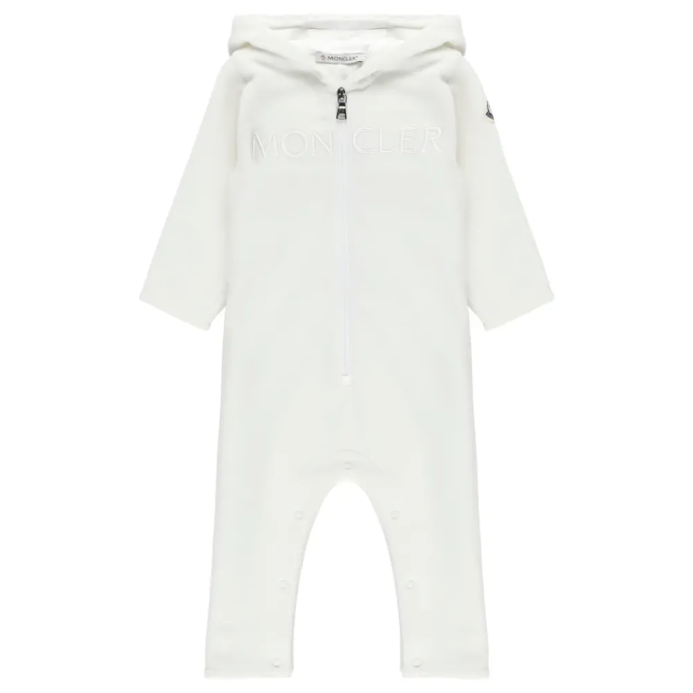 Moncler Baby capuchonjurk met logopatch