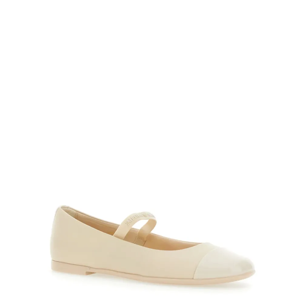 Emporio Armani Ballerina`s met logoband