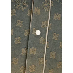 Heren Amiri Bandana Jacquard Denim Shirt