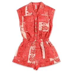 Zimmermann Bandana Print Playsuit Outerwear AW25