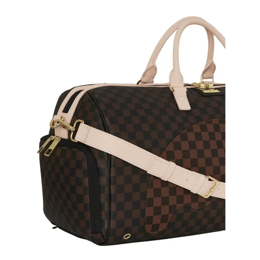 DAMES SPRAYGROUND Weekendtassen^Bandolero Nouveau Duffle Tas Check