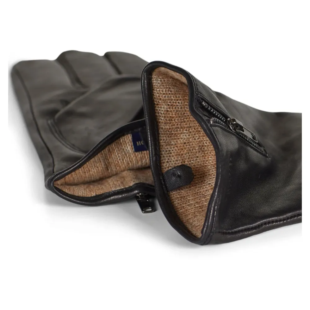 Heren Howard London Handschoenen^Barney Leren Handschoenen