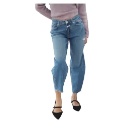 DAMES Closed Barrel Fit Cropped Jeans