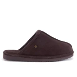 Heren Warmbat Pantoffels^Barron Heren Suède Pantoffels