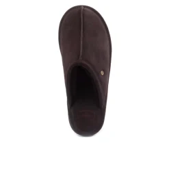 Heren Warmbat Pantoffels^Barron Heren Suède Pantoffels