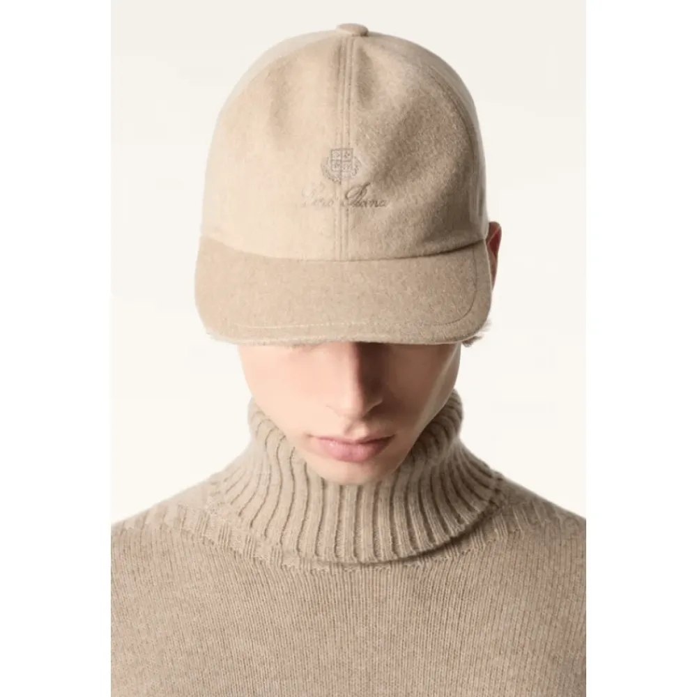 Heren Loro Piana Baseball Cap Cashmere - Storm System®