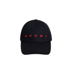 Heren Marni Baseball Cap met Geborduurd Logo