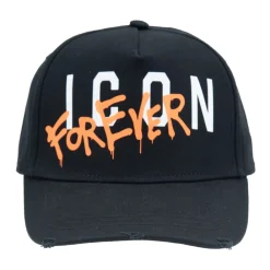 Heren Dsquared2 Petten^Baseball Cap met Gesp en Contrastprint